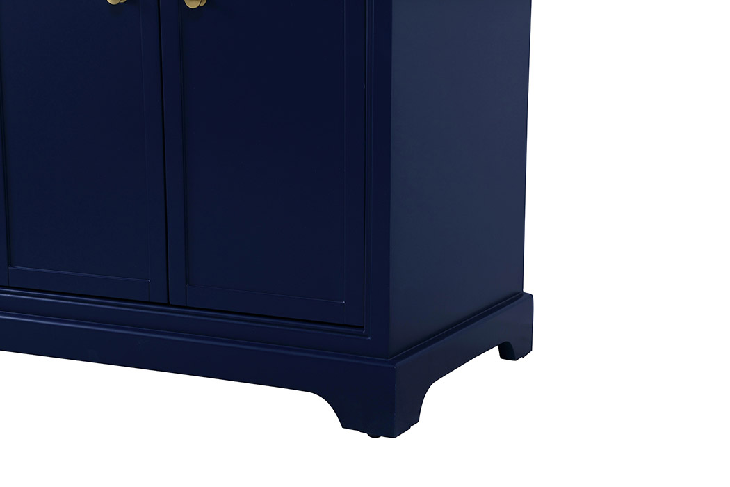 Elegant Bathroom Vanity - Blue (VF15072DBL)