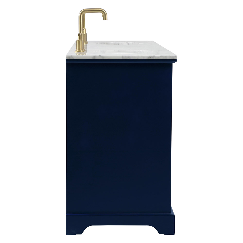 Elegant Bathroom Vanity - Blue (VF15072DBL)