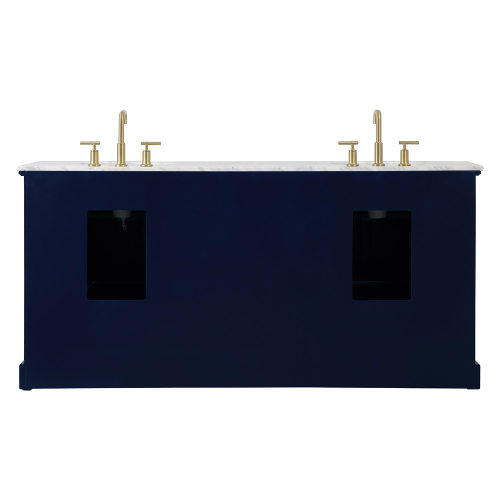 Elegant Bathroom Vanity - Blue (VF15072DBL)