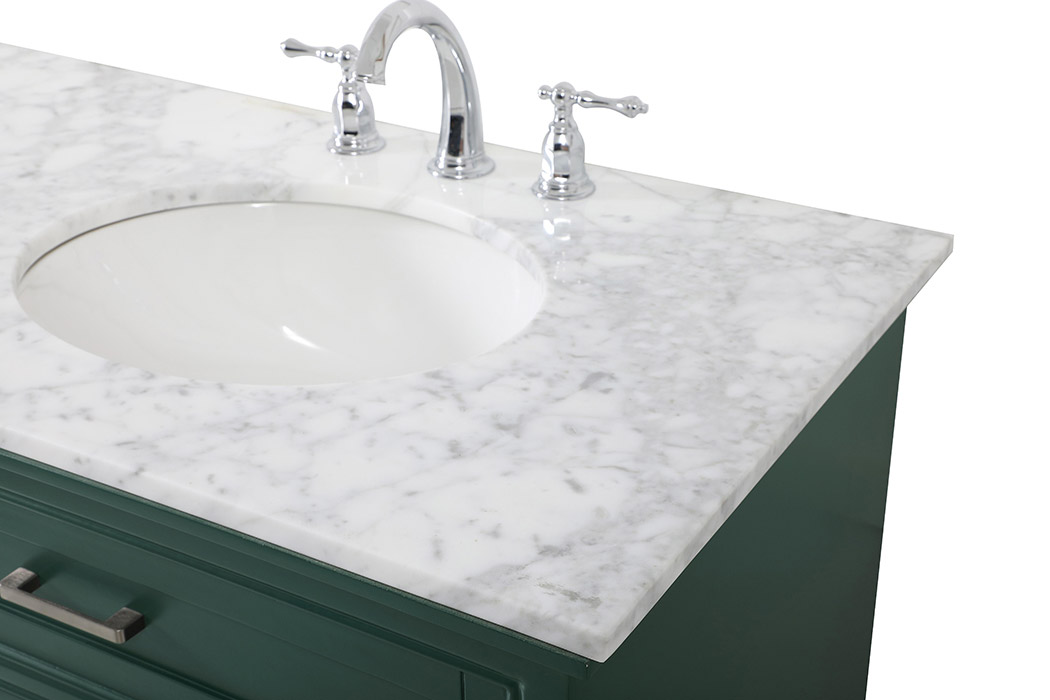 Elegant Bathroom Vanity - Green (VF15072DGN)