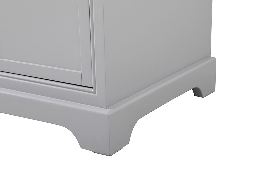 Elegant Bathroom Vanity - Gray (VF15072DGR)