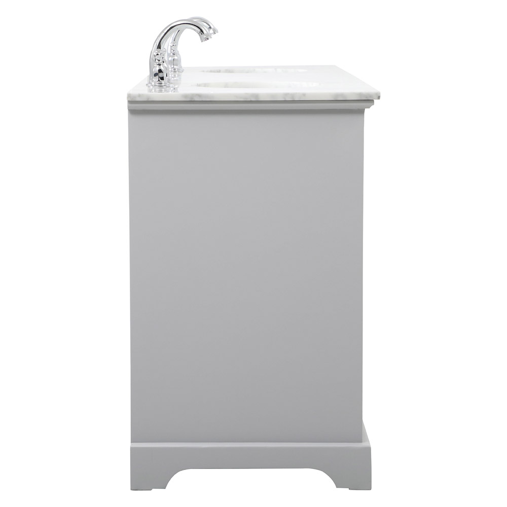 Elegant Bathroom Vanity - Gray (VF15072DGR)