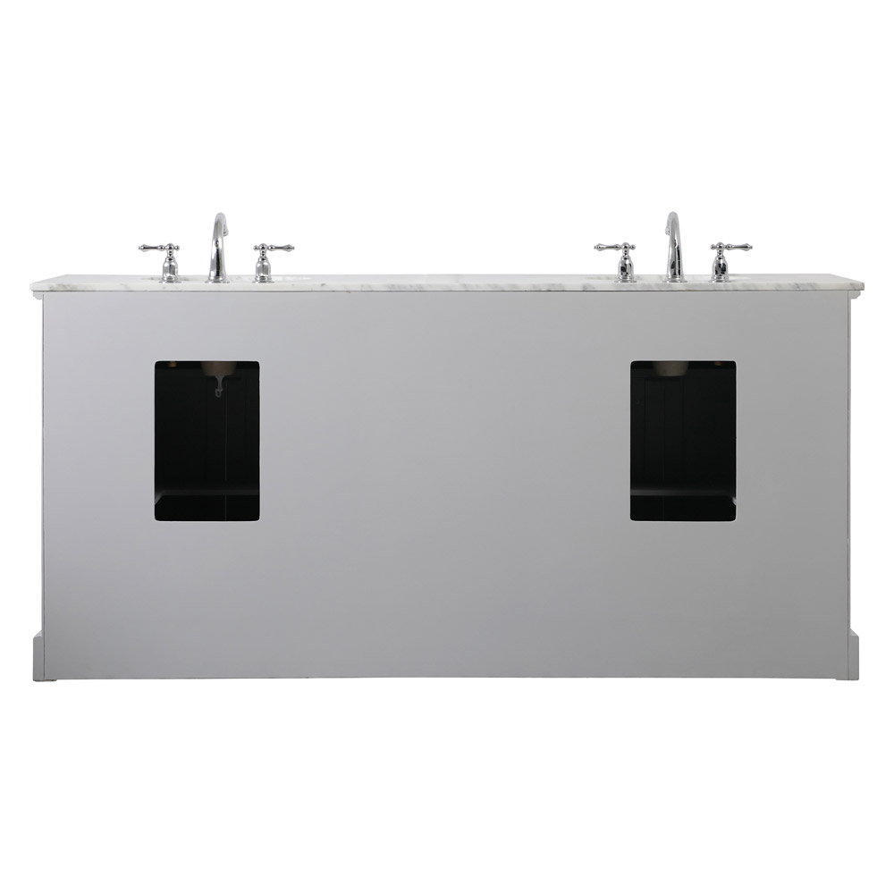 Elegant Bathroom Vanity - Gray (VF15072DGR)