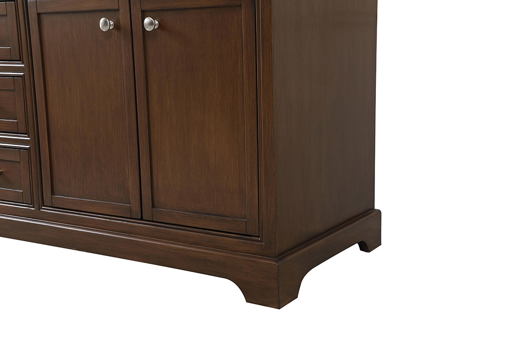 Elegant Bathroom Vanity - Teak (VF15072DTK)