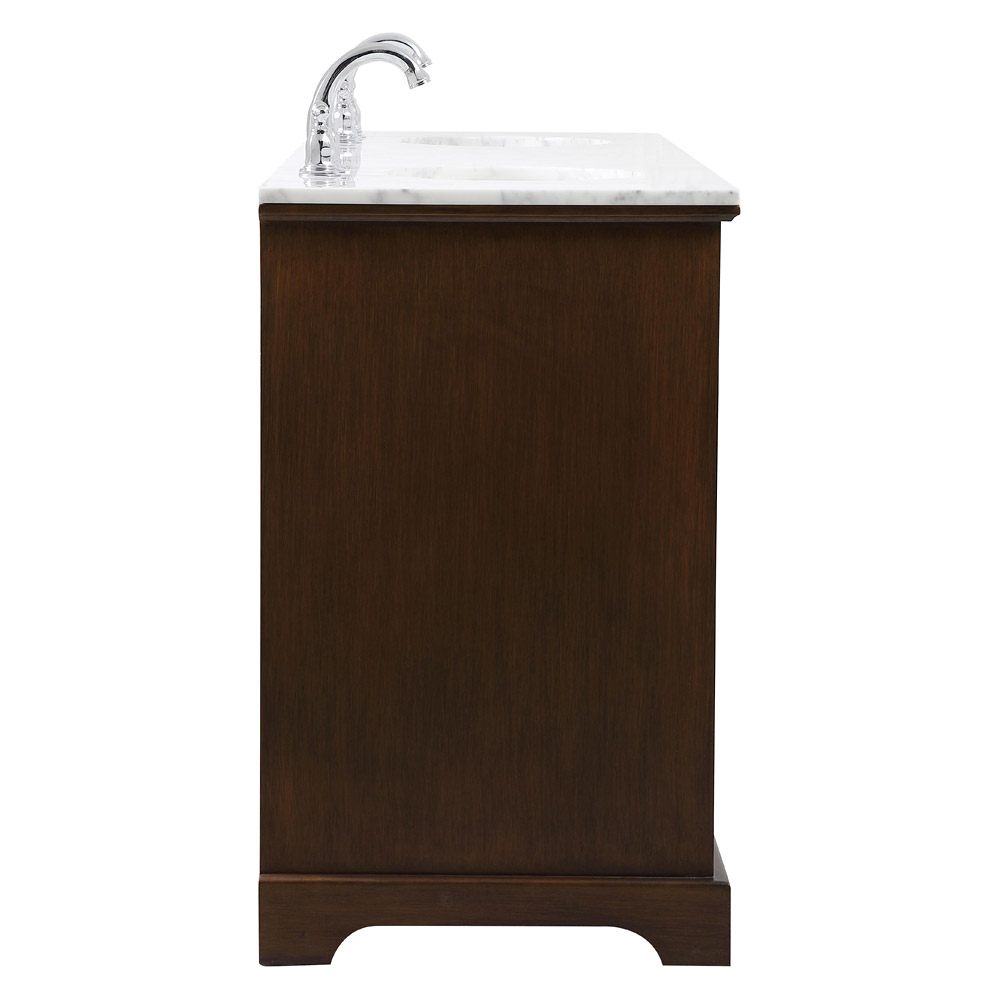 Elegant Bathroom Vanity - Teak (VF15072DTK)