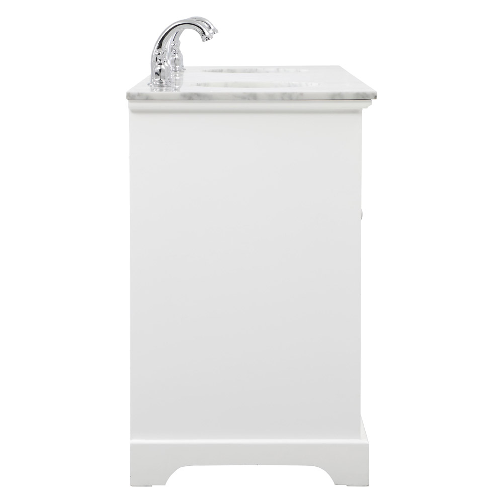 Elegant Bathroom Vanity - White (VF15072DWH)