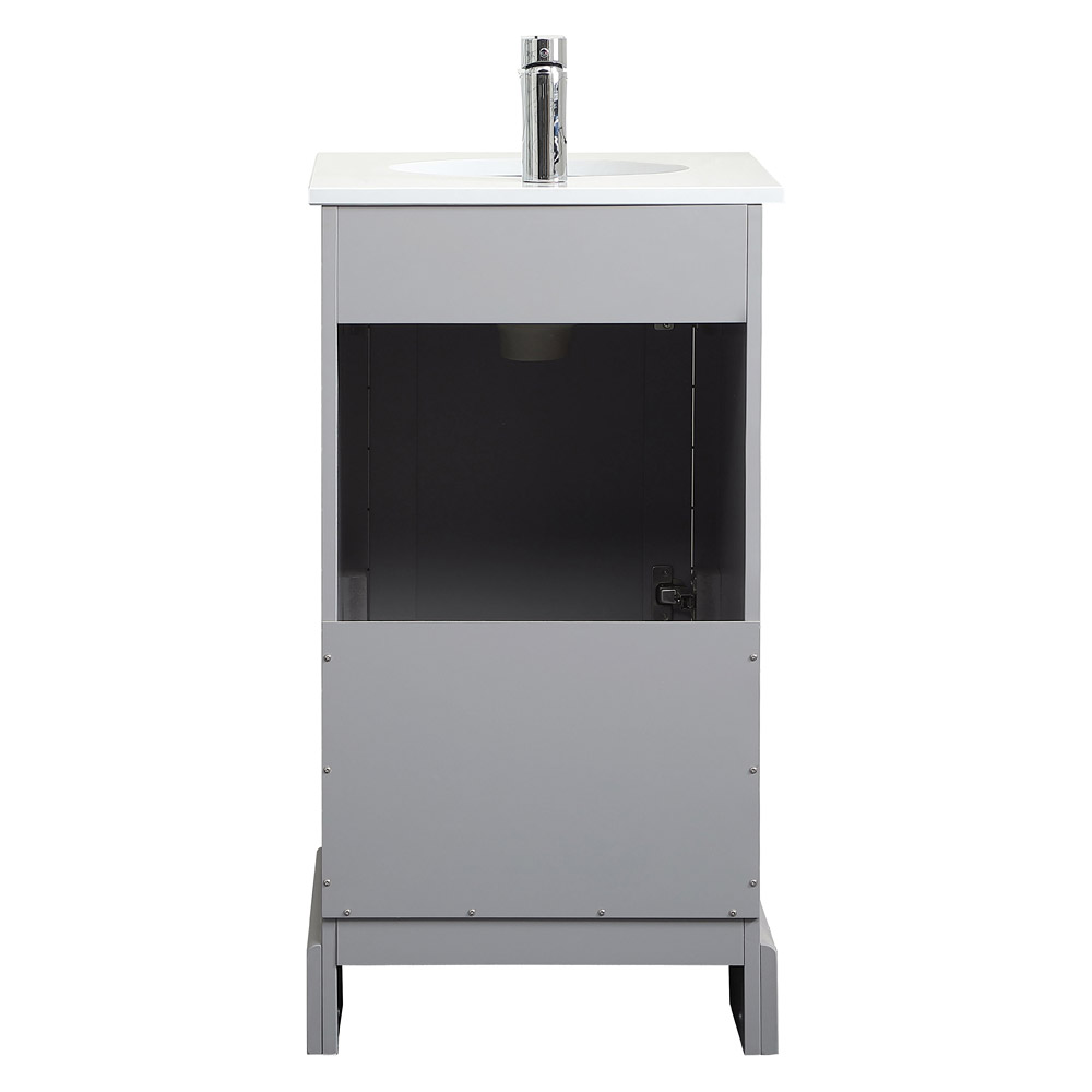 Elegant Bathroom Vanity - Gray (VF15518GR)