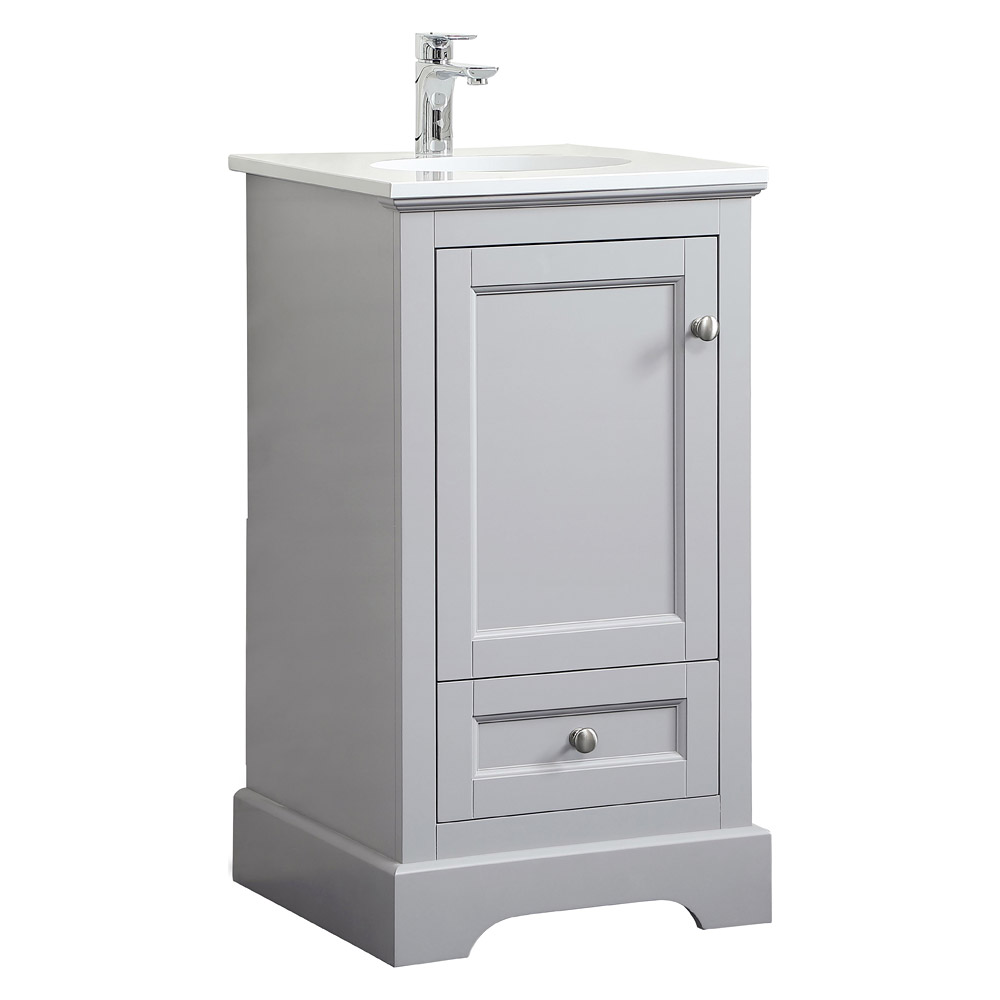 Elegant Bathroom Vanity - Gray (VF15518GR)