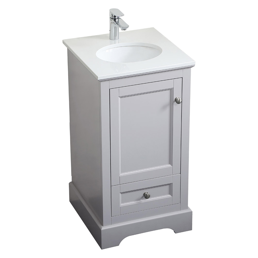 Elegant Bathroom Vanity - Gray (VF15518GR)