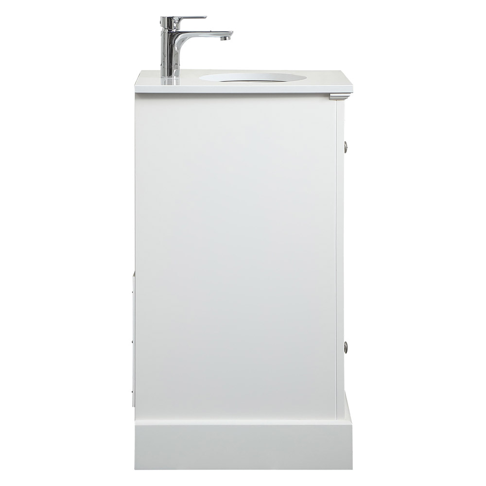 Elegant Bathroom Vanity - White (VF15518WH)