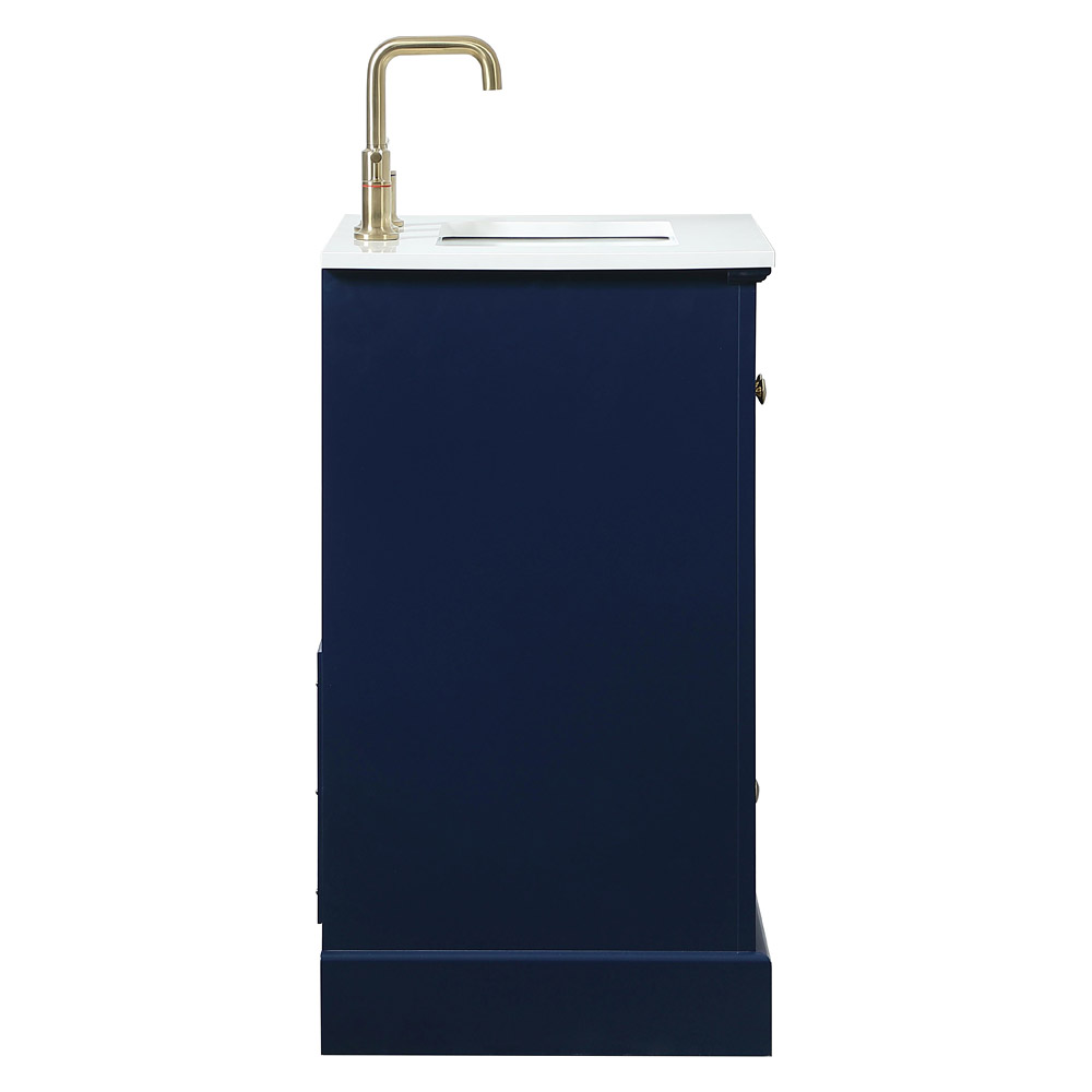 Elegant Bathroom Vanity - Blue (VF15524BL)