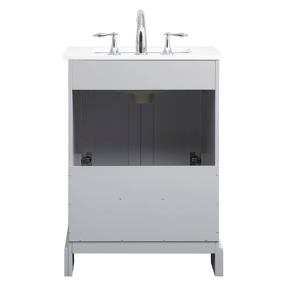 Elegant Bathroom Vanity - Gray (VF15524GR)