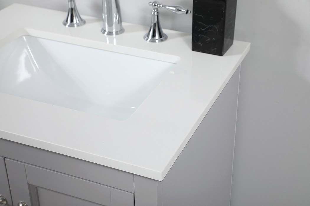 Elegant Bathroom Vanity - Gray (VF15524GR)