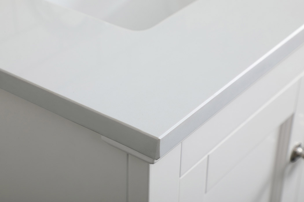 Elegant Bathroom Vanity - White (VF15524WH)