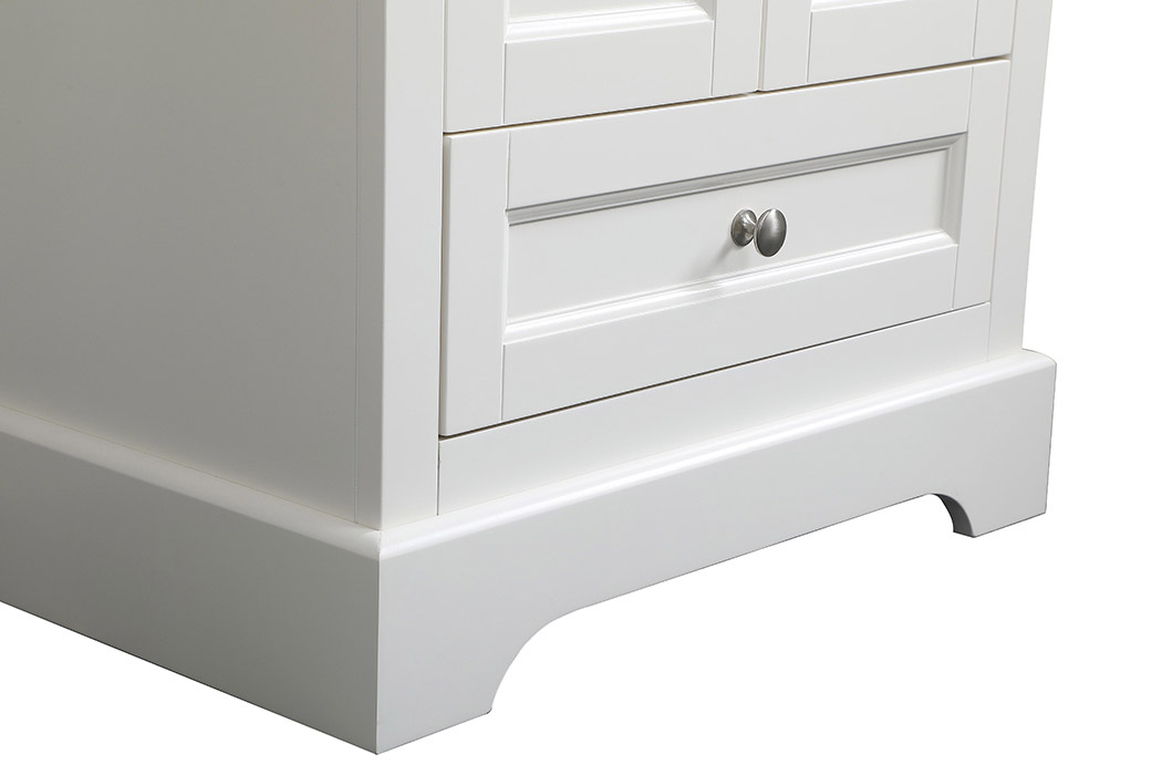 Elegant Bathroom Vanity - White (VF15524WH)