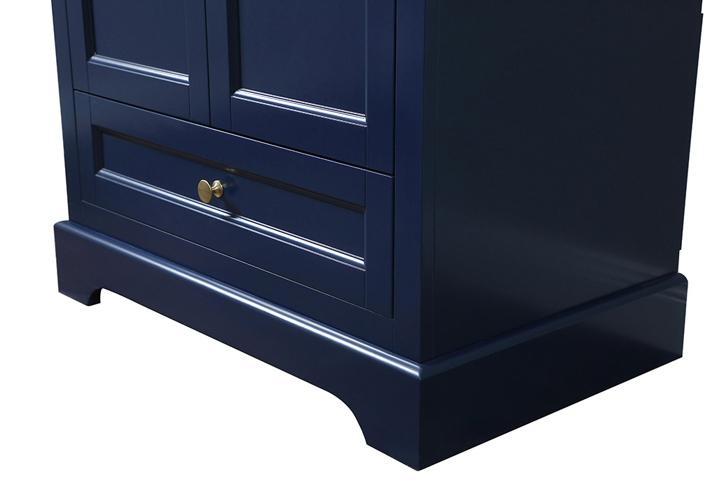 Elegant Bathroom Vanity - Blue (VF15530BL)