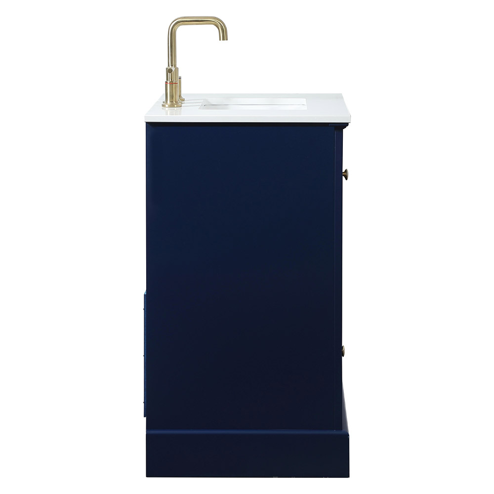 Elegant Bathroom Vanity - Blue (VF15530BL)