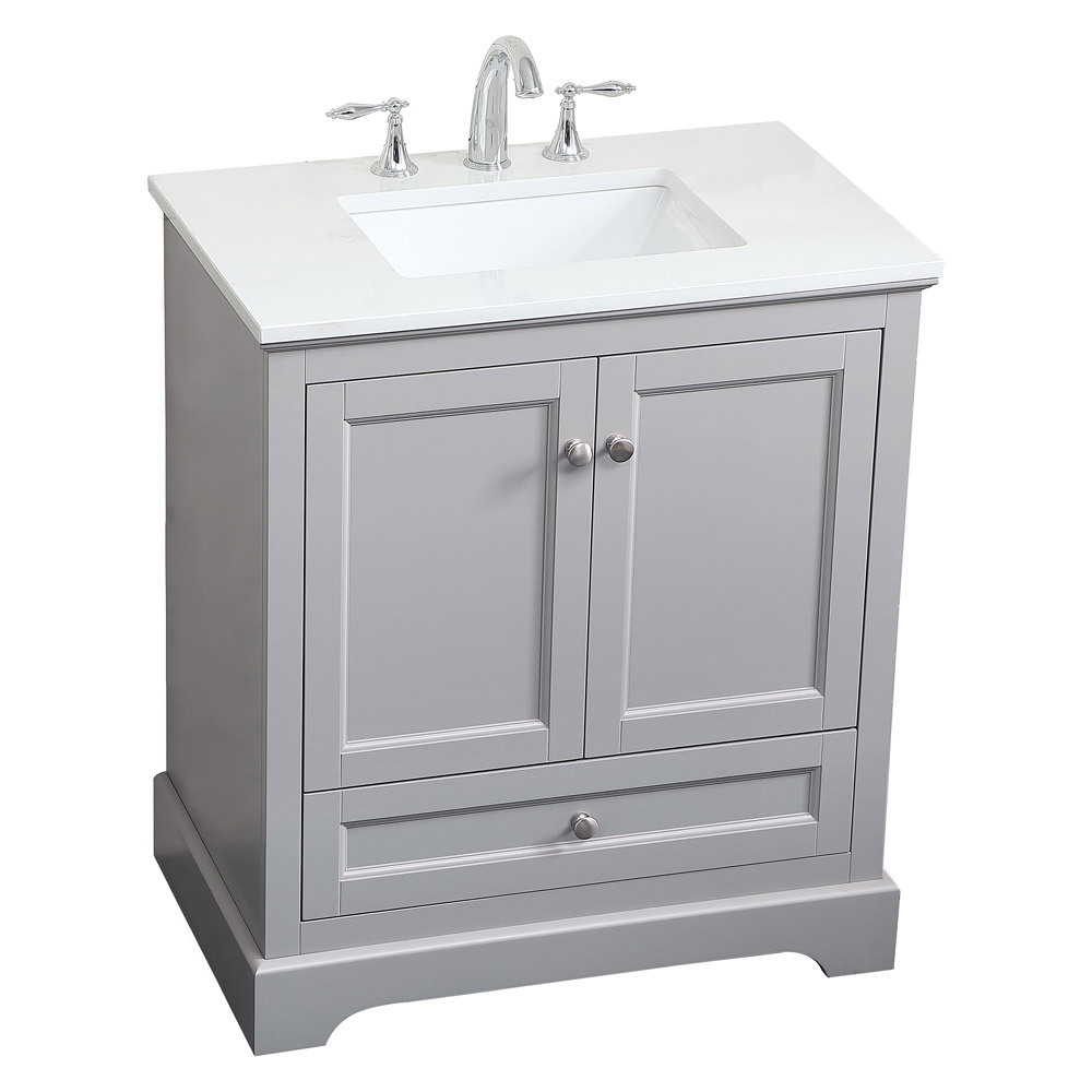 Elegant Bathroom Vanity - Gray (VF15530GR)