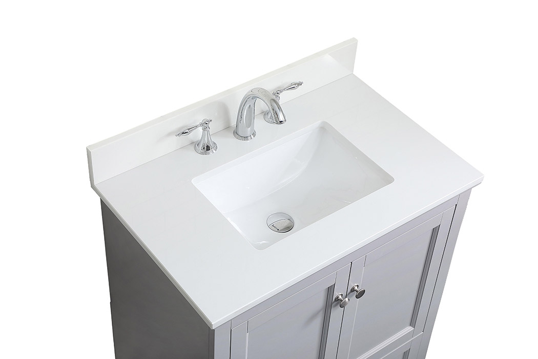 Elegant Bathroom Vanity - Gray (VF15530GR-BS)