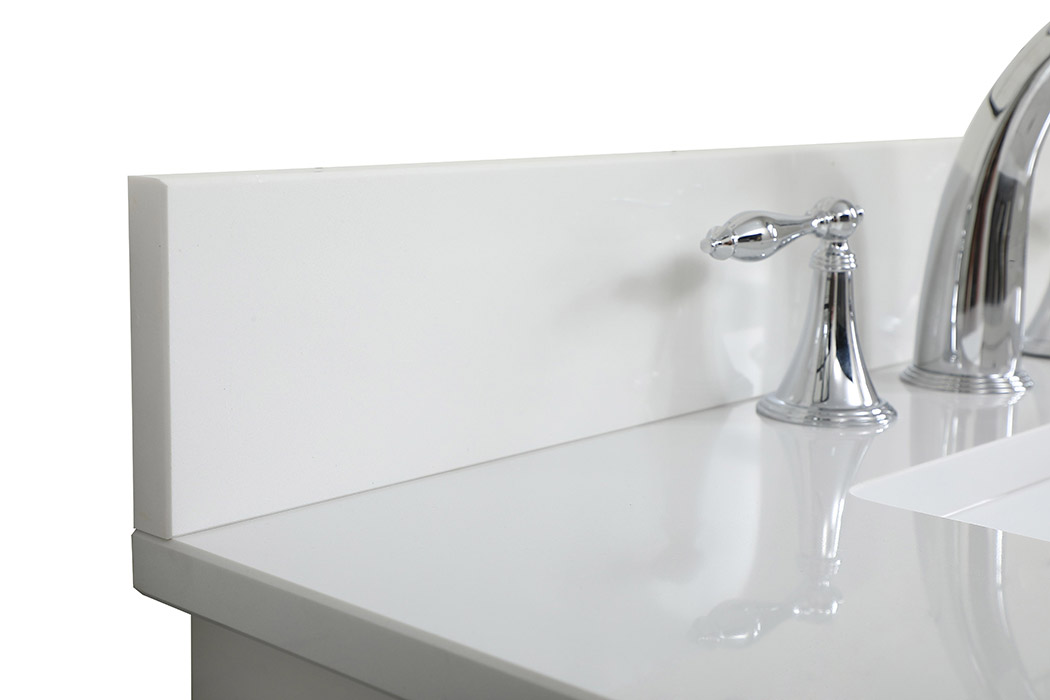 Elegant Bathroom Vanity - White (VF15530WH-BS)