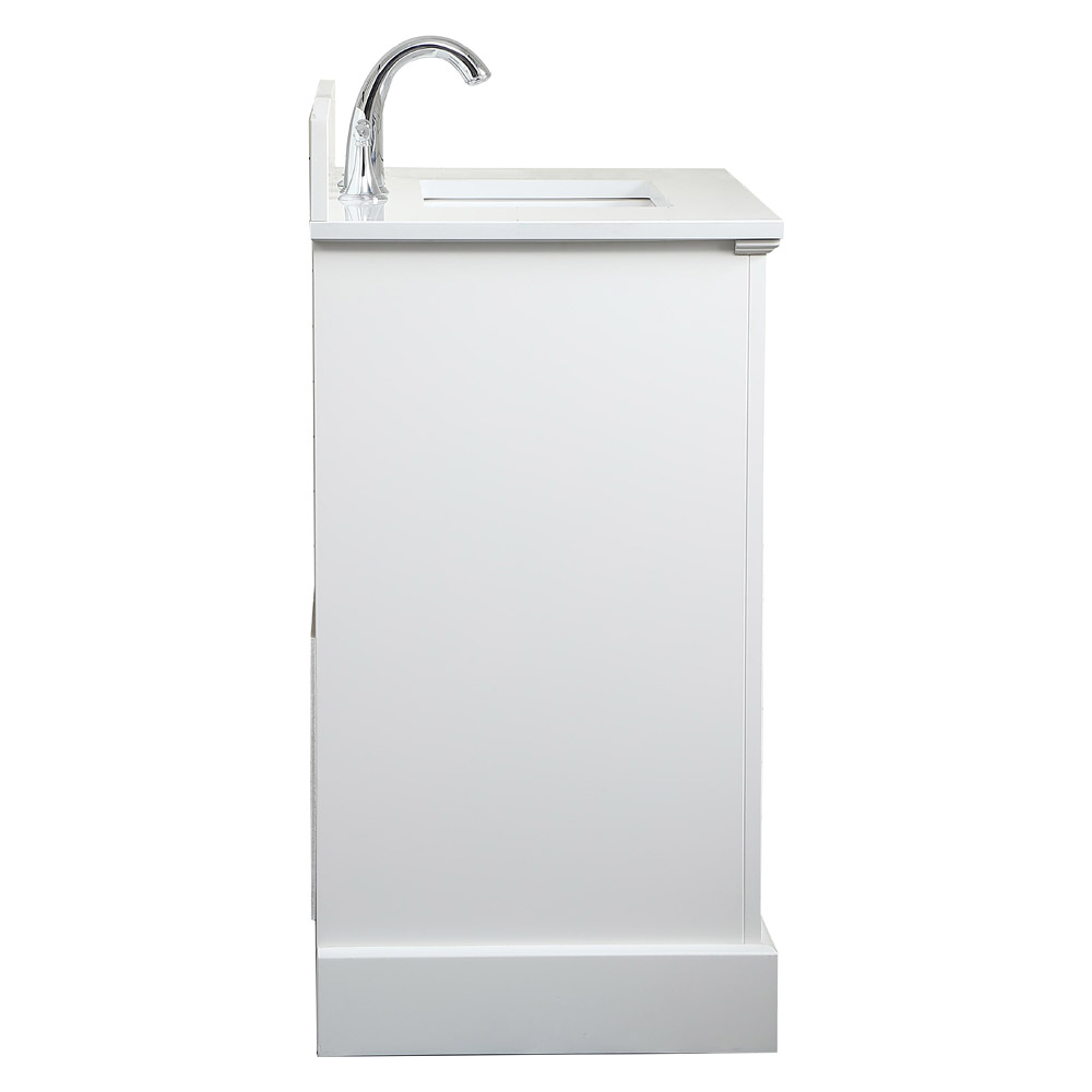 Elegant Bathroom Vanity - White (VF15530WH-BS)