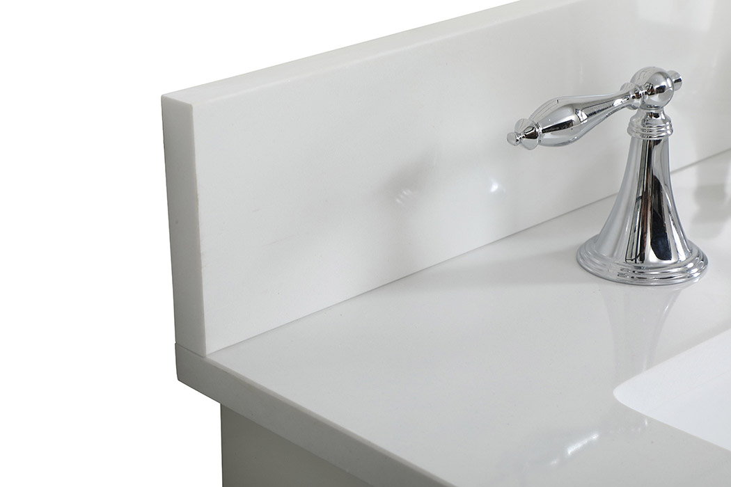 Elegant Bathroom Vanity - White (VF15532WH-BS)