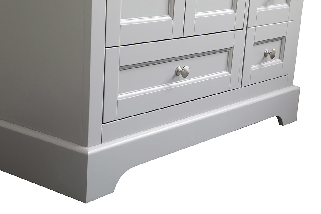 Elegant Bathroom Vanity - Gray (VF15536GR-BS)