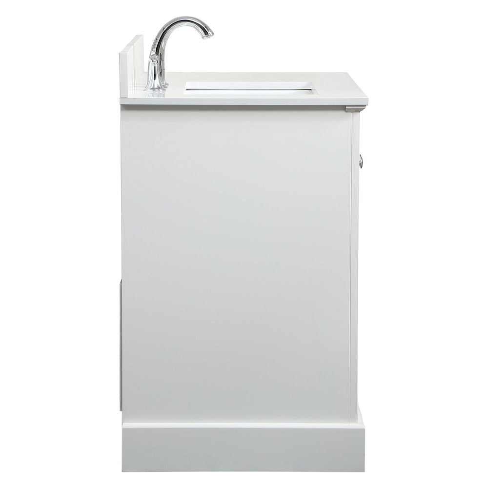 Elegant Bathroom Vanity - White (VF15536WH-BS)