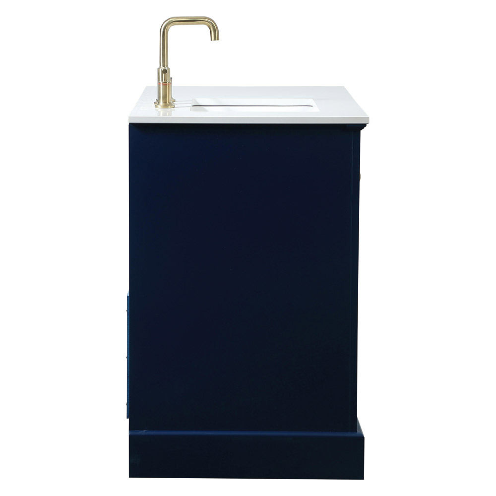 Elegant Bathroom Vanity - Blue (VF15542BL)