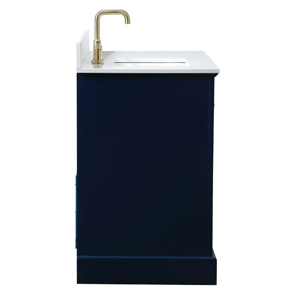 Elegant Bathroom Vanity - Blue (VF15542BL-BS)