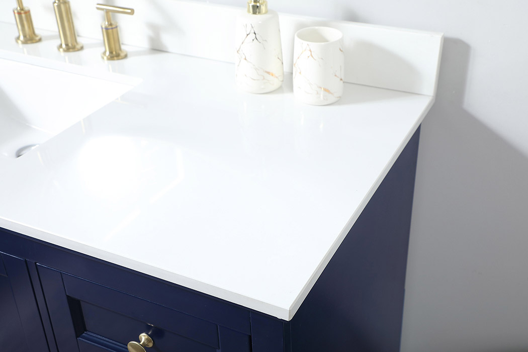 Elegant Bathroom Vanity - Blue (VF15542BL-BS)