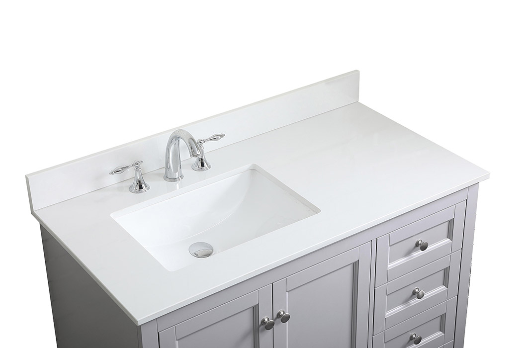 Elegant Bathroom Vanity - Gray (VF15542GR-BS)