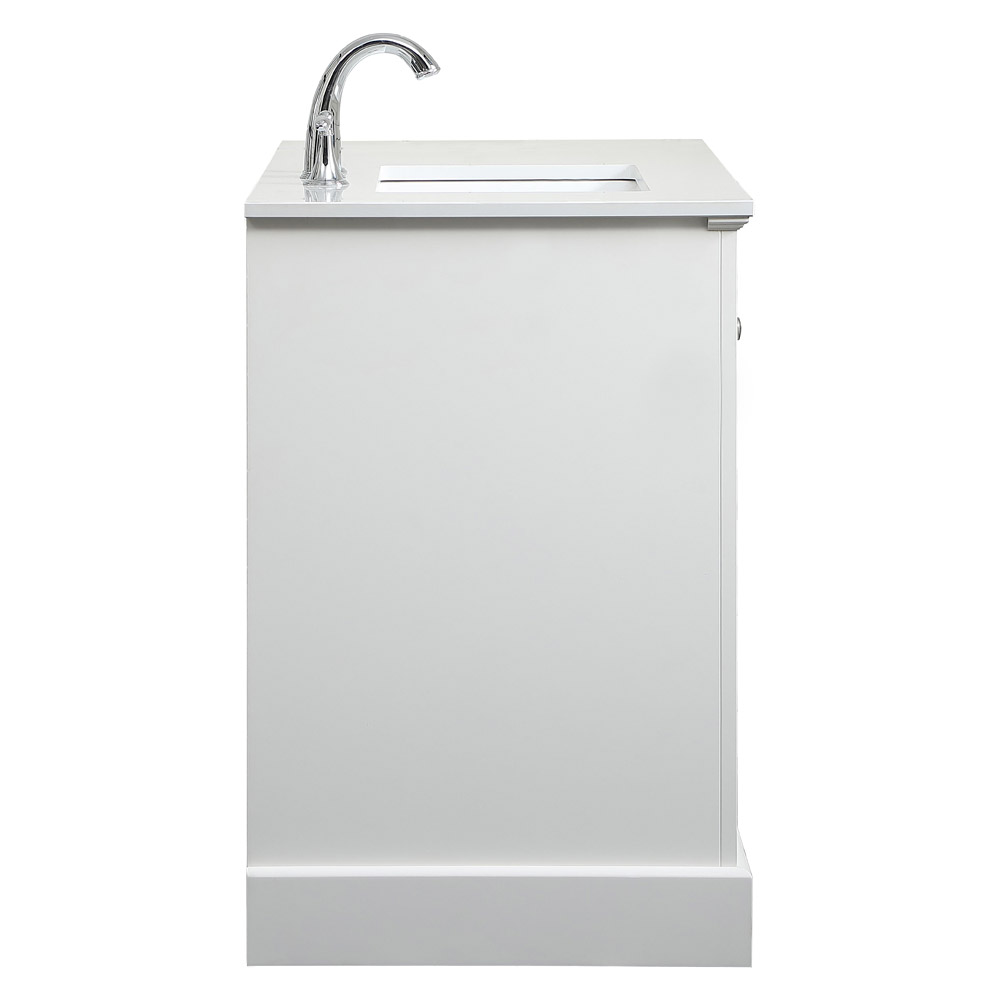 Elegant Bathroom Vanity - White (VF15542WH)