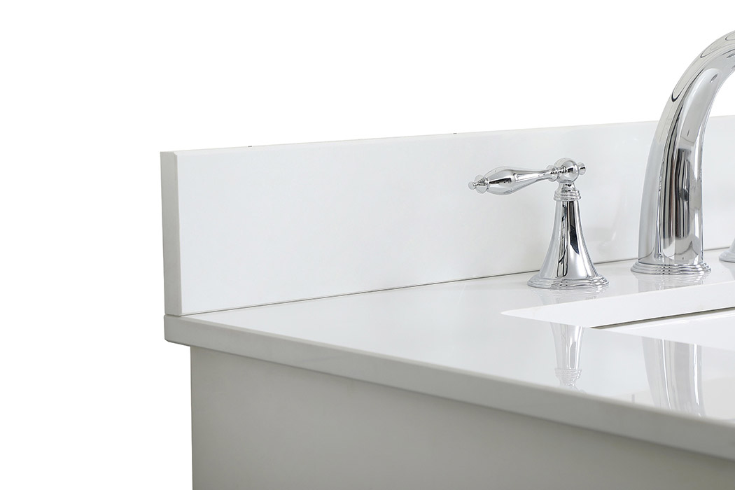 Elegant Bathroom Vanity - White (VF15542WH-BS)