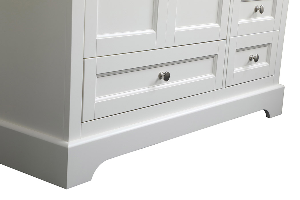 Elegant Bathroom Vanity - White (VF15542WH-BS)