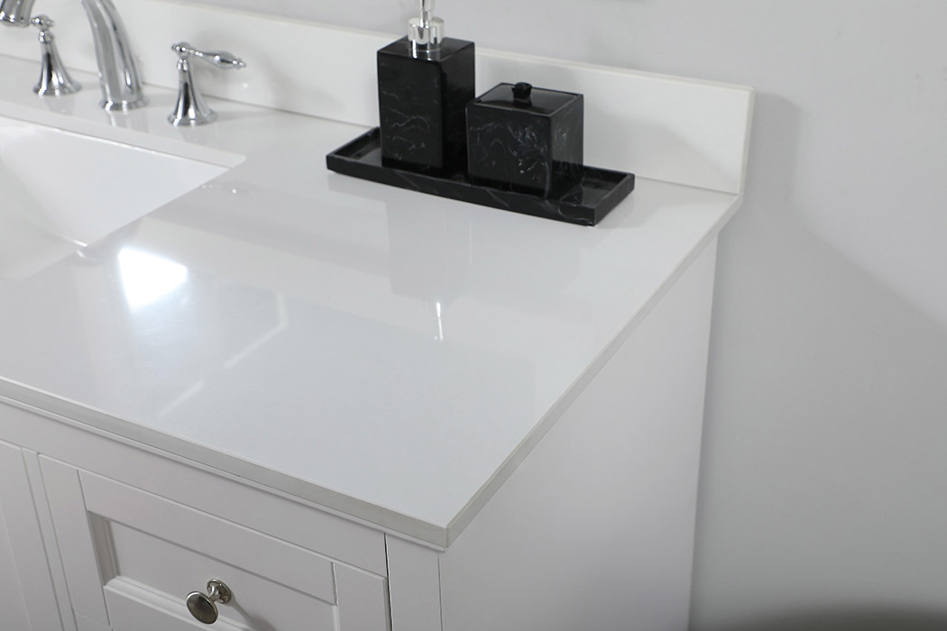 Elegant Bathroom Vanity - White (VF15542WH-BS)