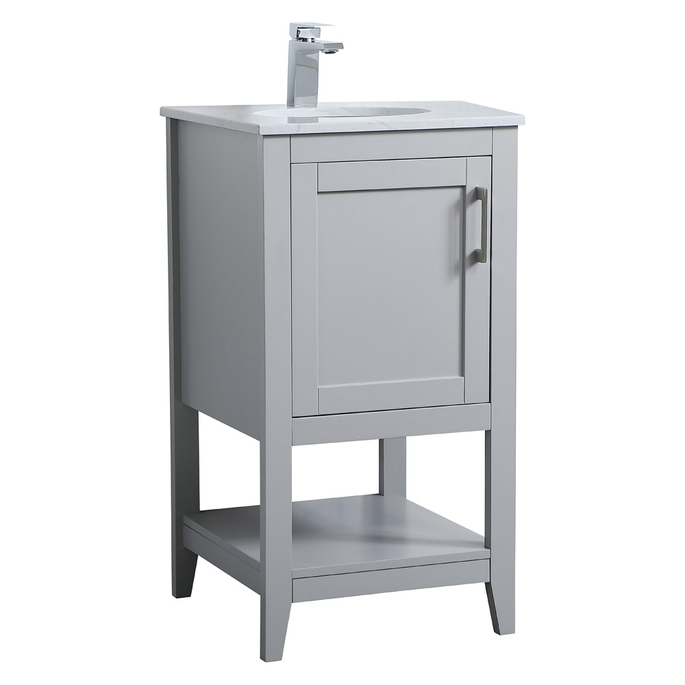 Elegant Bathroom Vanity - Gray (VF16018GR)