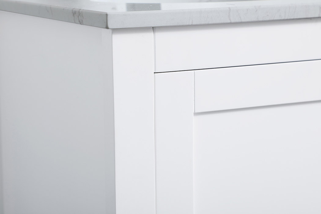 Elegant Bathroom Vanity - White (VF16018WH)