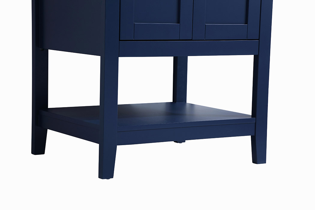 Elegant Bathroom Vanity - Blue (VF16024BL)