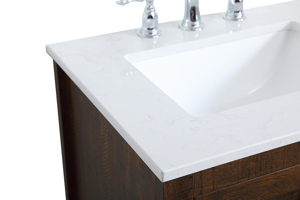 Elegant Bathroom Vanity - Espresso (VF16024EX)