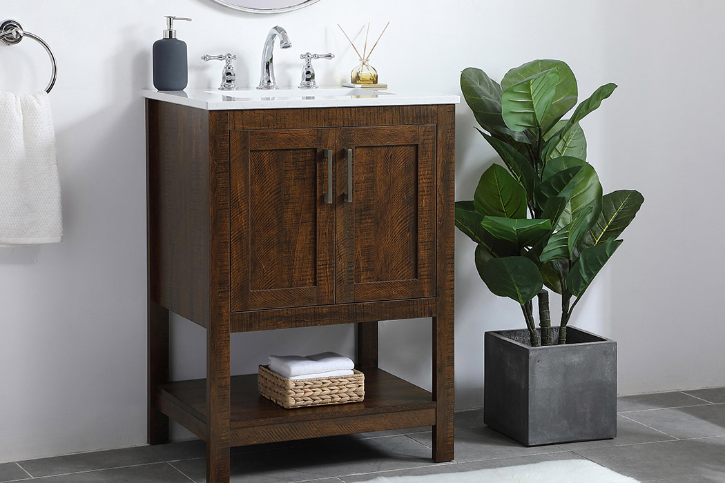 Elegant Bathroom Vanity - Espresso (VF16024EX)