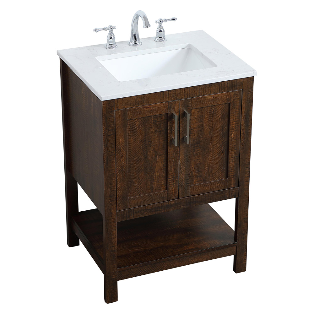 Elegant Bathroom Vanity - Espresso (VF16024EX)