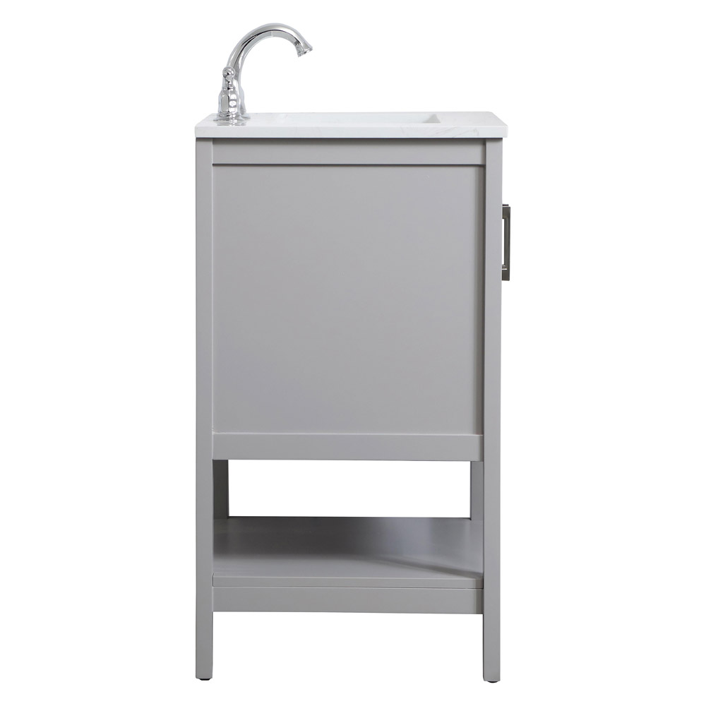 Elegant Bathroom Vanity - Gray (VF16024GR)