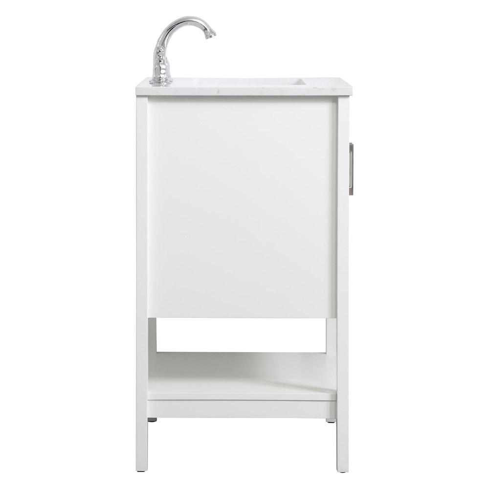 Elegant Bathroom Vanity - White (VF16024WH)