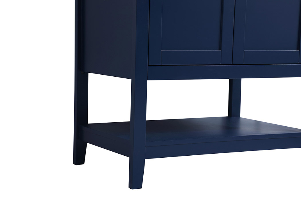 Elegant Bathroom Vanity - Blue (VF16030BL)