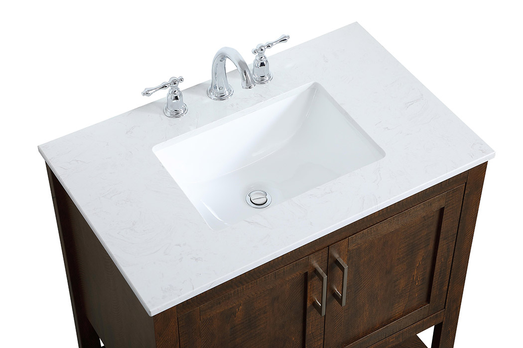 Elegant Bathroom Vanity - Espresso (VF16030EX)