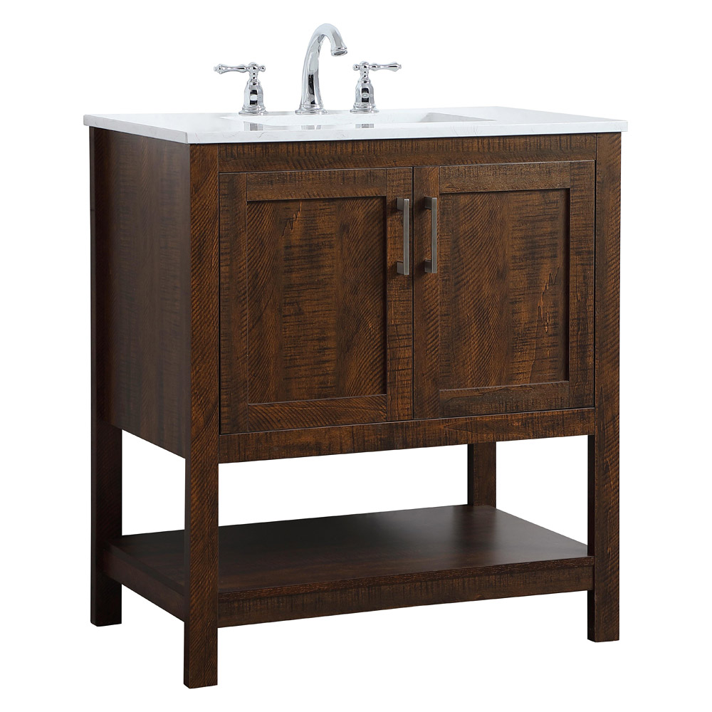 Elegant Bathroom Vanity - Espresso (VF16030EX)