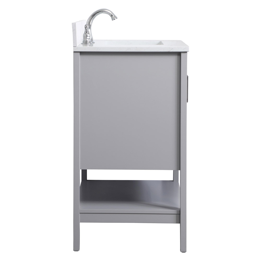 Elegant Bathroom Vanity - Gray (VF16030GR-BS)