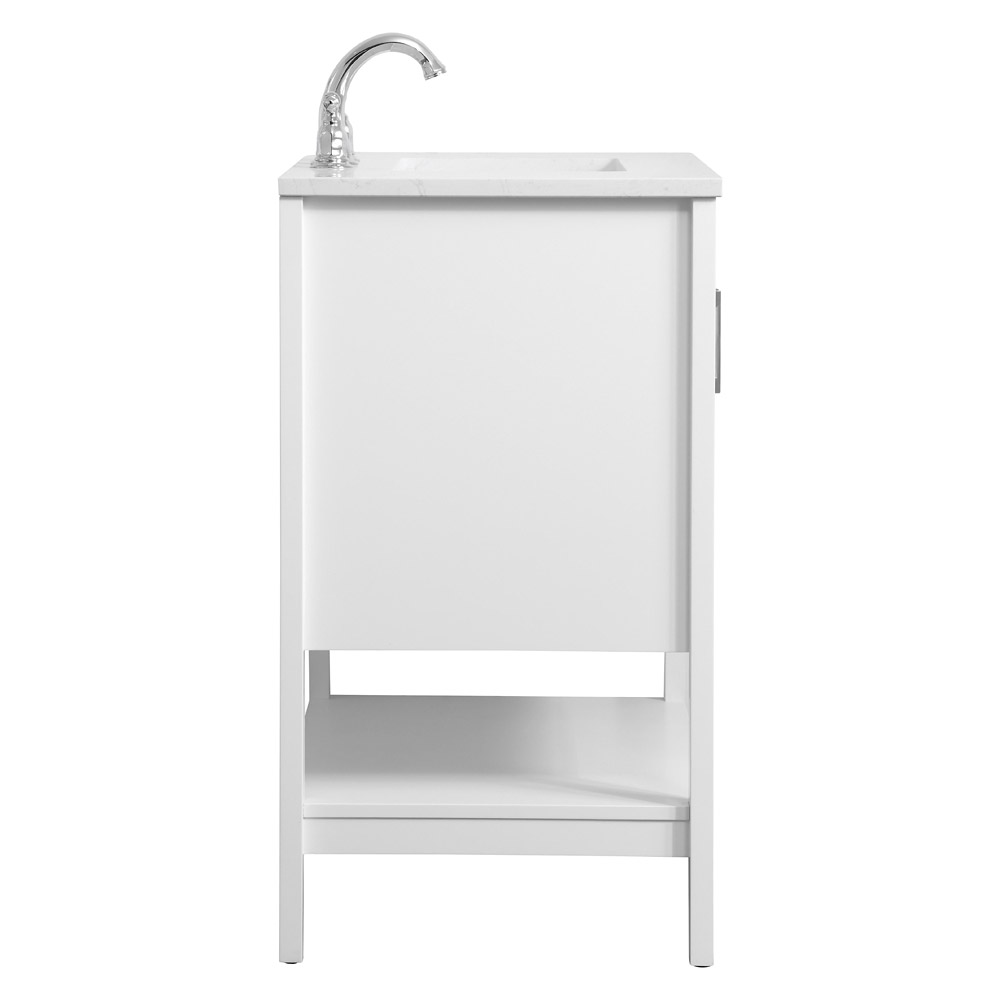 Elegant Bathroom Vanity - White (VF16030WH)