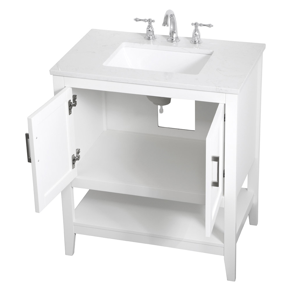 Elegant™ VF16030WH Bathroom Vanity White